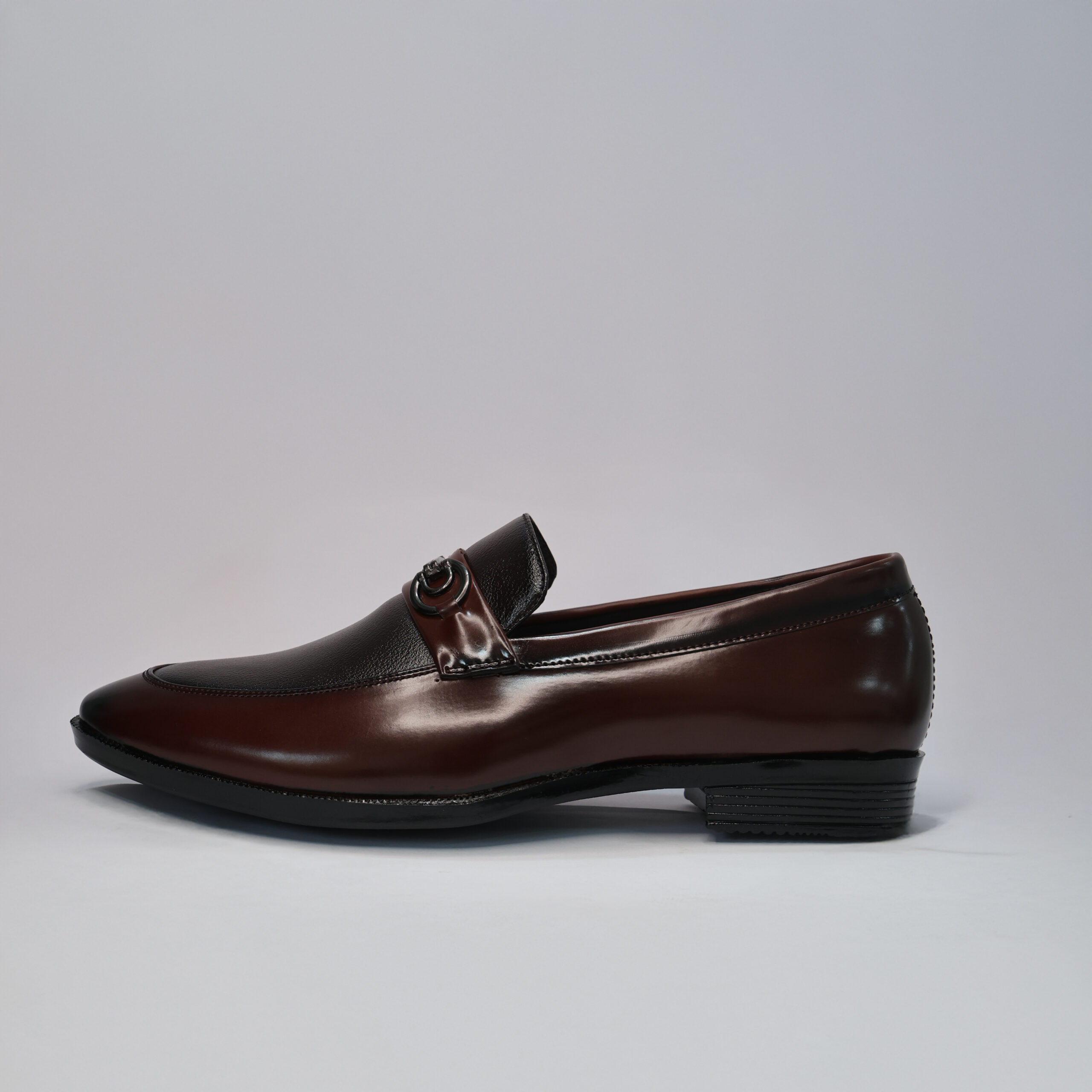 R6II0009 Dual-Tone Slip-On Loafers | Comfortable Formal & Party Wear Shoes | Cushioned Insole | UK 6–9 - Image 2
