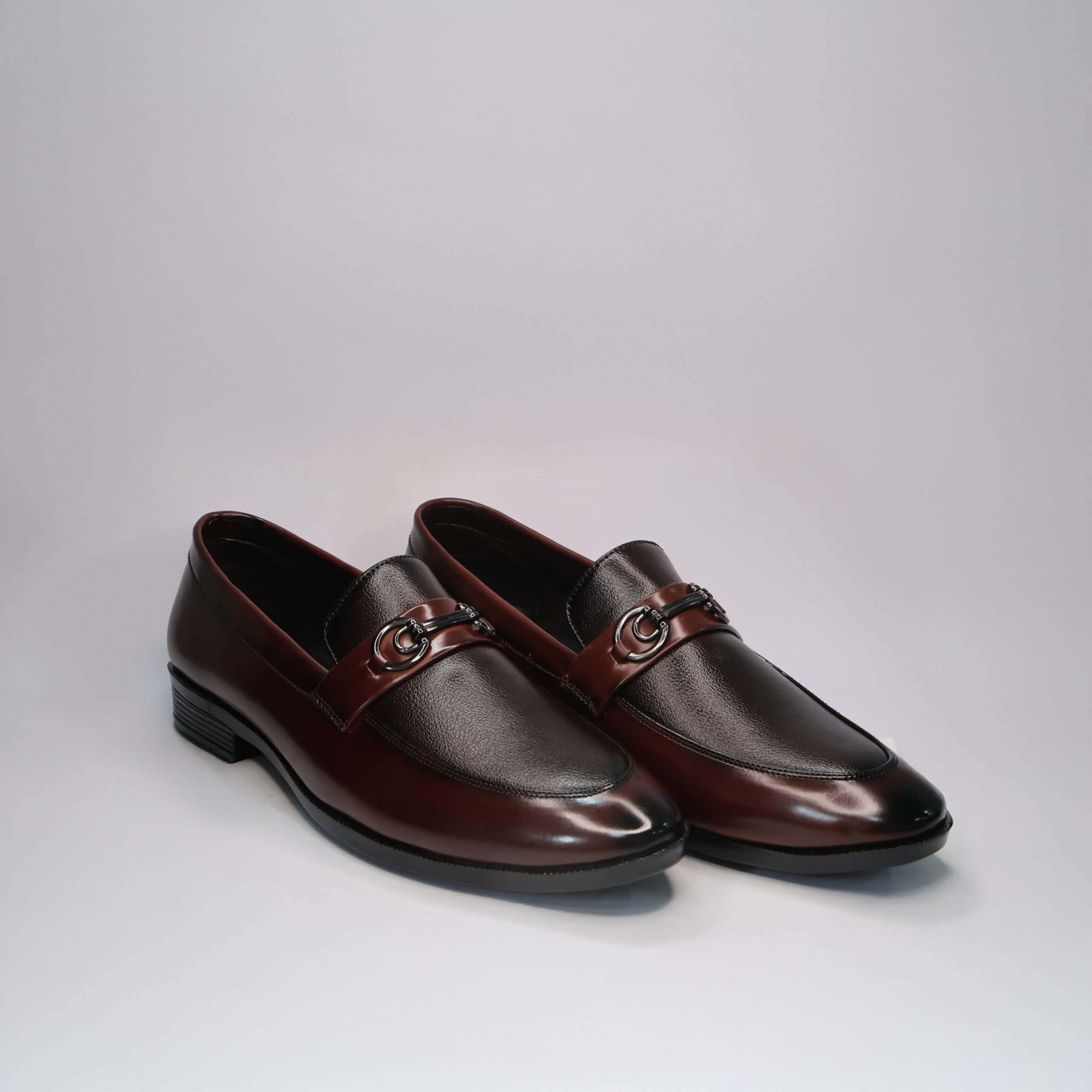 R6II0018 Dual-Tone Slip-On Loafers | Comfortable Formal & Party Wear Shoes | Cushioned Insole | UK 6–9 - Image 4
