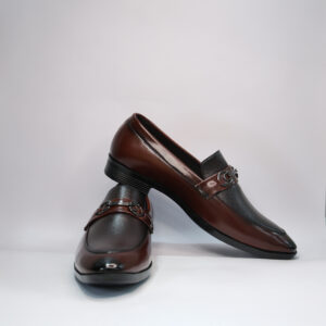 Dual-Tone Slip-On Loafers | Comfortable Formal & Party Wear Shoes | Cushioned Insole | UK 6–9